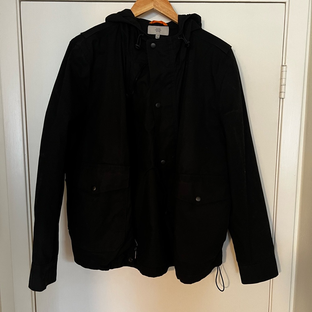 Jack Spade Men's Black Hooded Jacket